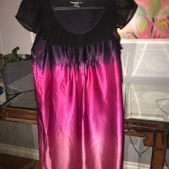 Ombré silk dress - Picture 4 of 4